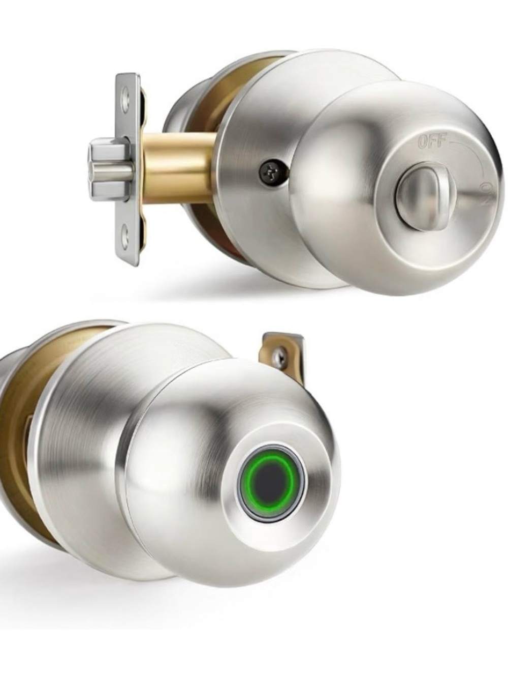 Keyless Fingerprint Door Knob (has keys also)